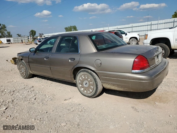 2005 Ford Crown Victoria Standard with VIN 2FAFP73W05X139767, listed as a Copart auction lot 70995474 with 107,161 mi miles and Salvage Title. Bid and sale history available at carsss.com. Image 2.