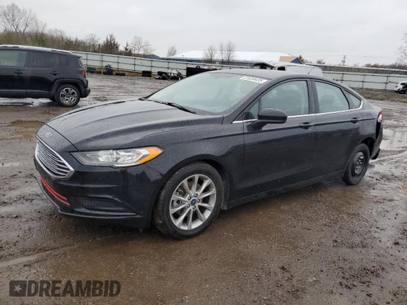 2017 Ford Fusion SE with VIN 3FA6P0HD4HR353470, listed as a Copart auction lot 51620435 with 81,537 mi miles and Salvage Title. Bid and sale history available at carsss.com. Image 1.