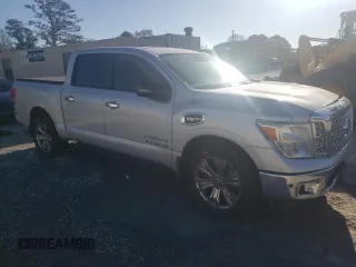 2017 Nissan Titan SL with VIN 1N6AA1E6XHN527639, listed as a Copart auction lot 85644444 with 165,243 mi miles and Salvage title. Bid and sale history available at DreamBid. Image 4.