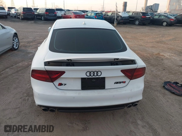 2014 Audi S7 Prestige with VIN WAUW2AFC1EN039425, listed as a IAAI auction lot 41803621 with 73,819 mi miles. Bid and sale history available at carsss.com. Image 16.