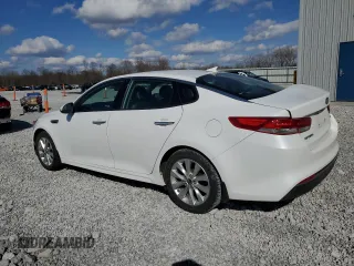 2017 Kia Optima EX with VIN 5XXGU4L31HG144876, listed as a Copart auction lot 50796225 with 156,444 mi miles and Salvage Title. Bid and sale history available at carsss.com. Image 2.