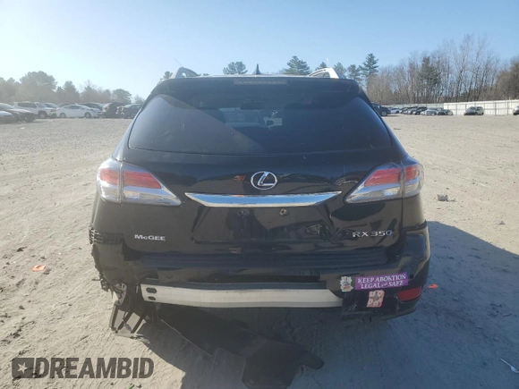 2015 Lexus RX 350 with VIN 2T2BK1BA1FC273554, listed as a Copart auction lot 53606295 with 116,448 mi miles and Clean Title. Bid and sale history available at DreamBid. Image 6.