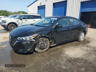 2024 Nissan Sentra S z VIN 3N1AB8BVXRY324049, wystawiony jako Copart lot #59855955 z przebiegiem 4 509 mil mil oraz Szkoda całkowita • Salvage title. Historia ofert i sprzedaży dostępna na DreamBid. Obrazek 1.