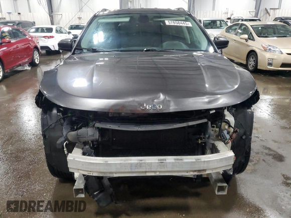 2017 Jeep Compass Latitude with VIN 3C4NJDBBXHT692968, listed as a Copart auction lot 57858445 with 145,838 mi miles and Salvage title. Bid and sale history available at DreamBid. Image 5.