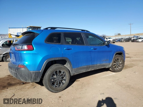 2023 Jeep Cherokee Altitude Lux with VIN 1C4PJMMB2PD112915, listed as a Copart auction lot 43702445 with 44,401 mi miles and Salvage Title. Bid and sale history available at carsss.com. Image 3.