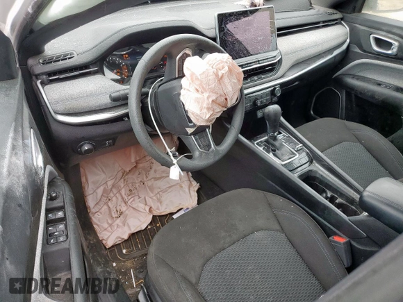2024 Jeep Compass Sport with VIN 3C4NJDAN2RT114666, listed as a Copart auction lot 60560255 with 28,366 mi miles and Salvage title. Bid and sale history available at DreamBid. Image 8.