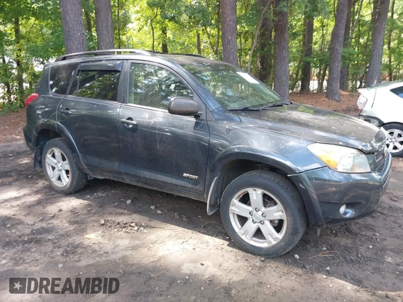 2008 Toyota RAV4 Sport with VIN JTMZD32V986074516, listed as a IAAI auction lot 42757502 with 187,139 mi miles and . Bid and sale history available at DreamBid. Image 1.
