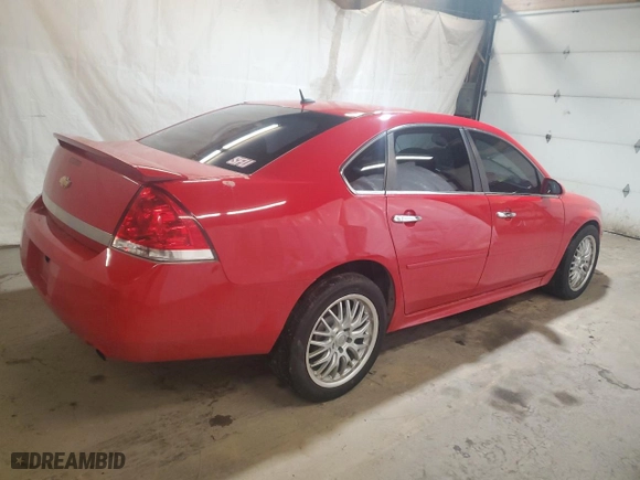 2013 Chevrolet Impala LTZ with VIN 2G1WC5E30D1181847, listed as a Copart auction lot 51224735 with 0 mi miles and Salvage Title. Bid and sale history available at carsss.com. Image 3.