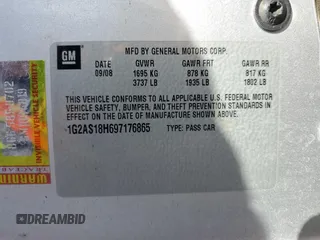 2009 Pontiac G5 z VIN 1G2AS18H697176865, wystawiony jako Copart lot #57133875 z przebiegiem 177 707 mil mil oraz Szkoda całkowita • Salvage title. Historia ofert i sprzedaży dostępna na DreamBid. Obrazek 13.