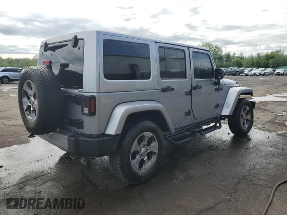2016 Jeep Wrangler Unlimited 75th Anniversary with VIN 1C4HJWEG1GL183099, listed as a Copart auction lot 55393385 with Not provided miles and Salvage title. Bid and sale history available at DreamBid. Image 3.