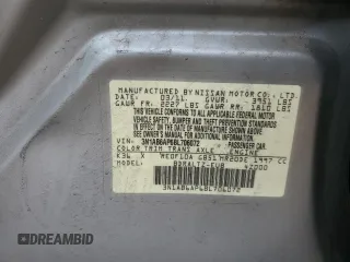 2011 Nissan Sentra S with VIN 3N1AB6AP6BL706072, listed as a Copart auction lot 53001015 with 93,438 mi miles and Salvage Title. Bid and sale history available at DreamBid. Image 14.