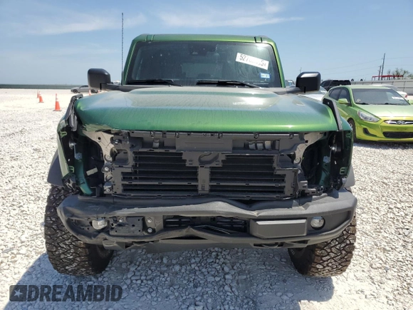2024 Ford Bronco Big Bend with VIN 1FMDE7BH0RLB23240, listed as a Copart auction lot 52766855 with 1,283 mi miles and Salvage Title. Bid and sale history available at DreamBid. Image 5.