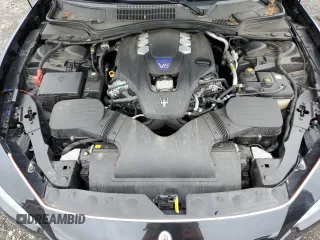 2017 Maserati Ghibli S Q4 with VIN ZAM57RTL3H1218740, listed as a Copart auction lot 55562515 with 72,554 mi miles and Salvage title. Bid and sale history available at DreamBid. Image 11.