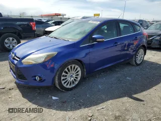 2012 Ford Focus Titanium with VIN 1FAHP3N23CL262467, listed as a Copart auction lot 50095155 with 97,785 mi miles and Salvage Title. Bid and sale history available at carsss.com. Image 1.