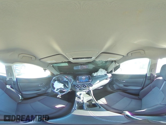 2022 Nissan Sentra SV with VIN 3N1AB8CVXNY245795, listed as a Copart auction lot 52396295 with 37,184 mi miles and Salvage Title. Bid and sale history available at carsss.com. Image 13.