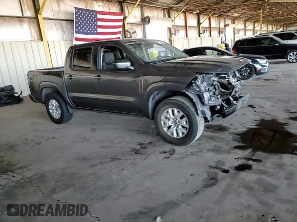 2022 Nissan Frontier SV with VIN 1N6ED1EJ4NN618009, listed as a Copart auction lot 61503845 with 61,743 mi miles and Salvage title. Bid and sale history available at DreamBid. Image 13.