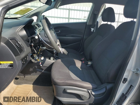 2016 Kia Rio LX with VIN KNADM4A33G6599079, listed as a Copart auction lot 67303434 with 127,840 mi miles and Salvage Title. Bid and sale history available at carsss.com. Image 7.
