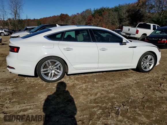 2019 Audi A5 Sportback Premium Plus with VIN WAUBNCF5XKA011032, listed as a Copart auction lot 76674003 with 49,646 mi miles. Bid and sale history available at carsss.com. Image 3.