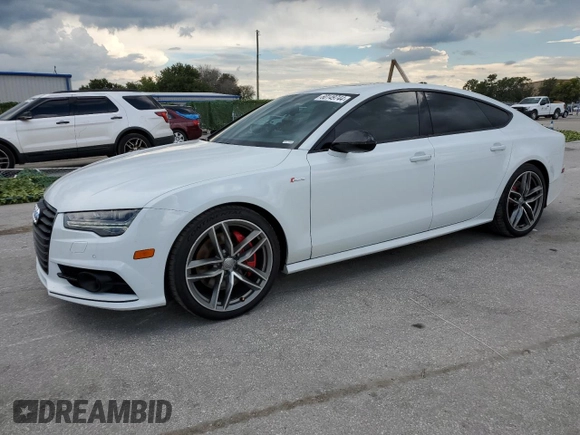 2017 Audi A7 Premium Plus with VIN WAUW3AFCXHN064549, listed as a Copart auction lot 60149744 with 90,413 mi miles and Salvage Title. Bid and sale history available at carsss.com. Image 1.