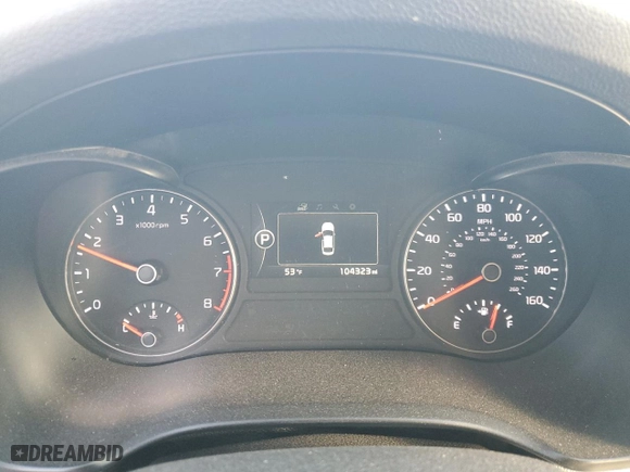 2017 Kia Optima SX with VIN 5XXGW4L2XHG137491, listed as a Copart auction lot 42572805 with 104,323 mi miles and Salvage Title. Bid and sale history available at carsss.com. Image 9.