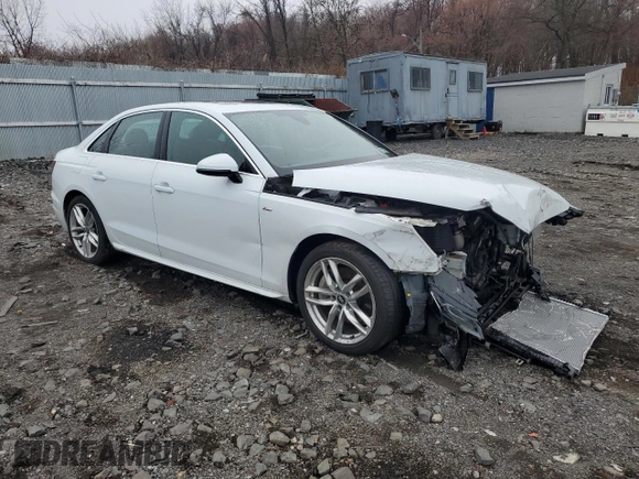 2020 Audi A4 Premium with VIN WAUDNAF45LA044798, listed as a Copart auction lot 49611405 with 35,677 mi miles and Non repairable. Bid and sale history available at DreamBid. Image 4.