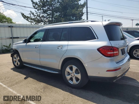 2017 Mercedes-Benz GLS 450 with VIN 4JGDF6EESHA743116, listed as a Copart auction lot 55159504 with 122,461 mi miles and . Bid and sale history available at DreamBid. Image 2.