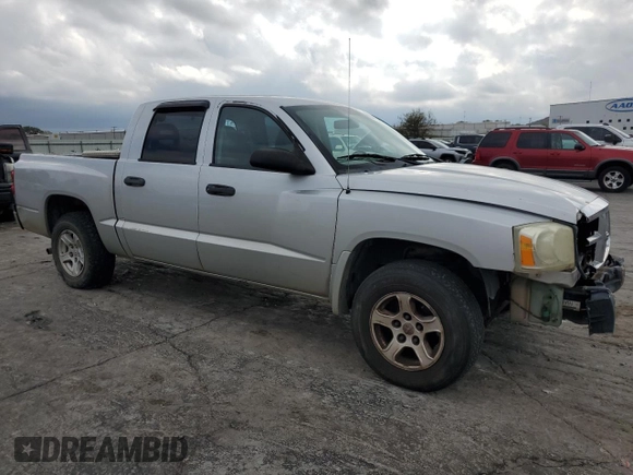 2006 Dodge Dakota ST with VIN 1D7HE28K76S641283, listed as a Copart auction lot 78939474 with 229,561 mi miles and Salvage Title. Bid and sale history available at carsss.com. Image 4.