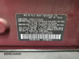 2010 Subaru Forester 2.5X Premium with VIN JF2SH6CC1AH733978, listed as a Copart auction lot 52162125 with 137,402 mi miles and Salvage Title. Bid and sale history available at carsss.com. Image 13.