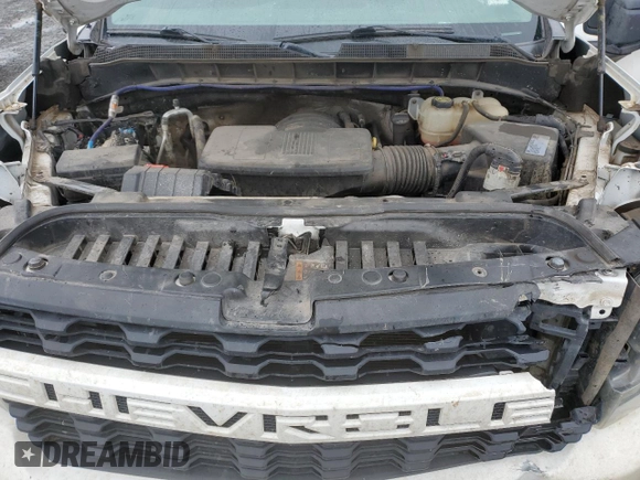 2019 Chevrolet Silverado 1500 Custom with VIN 3GCPYBEH7KG227329, listed as a Copart auction lot 50712934 with 99,428 mi miles and Salvage Title. Bid and sale history available at DreamBid. Image 13.