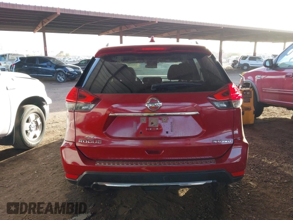 2017 Nissan Rogue SL with VIN JN8AT2MVXHW265390, listed as a IAAI auction lot 41563146 with 104,640 mi miles. Bid and sale history available at carsss.com. Image 16.
