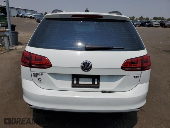 2017 Volkswagen Golf SportWagen S with VIN 3VWC17AU9HM503584, listed as a Copart auction lot 64695784 with 77,132 mi miles and Salvage Title. Bid and sale history available at carsss.com. Image 6.