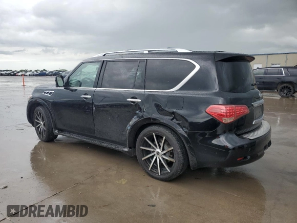 2013 Infiniti QX56 with VIN JN8AZ2NF3D9531167, listed as a Copart auction lot 54248225 with 173,254 mi miles and Salvage title. Bid and sale history available at DreamBid. Image 2.