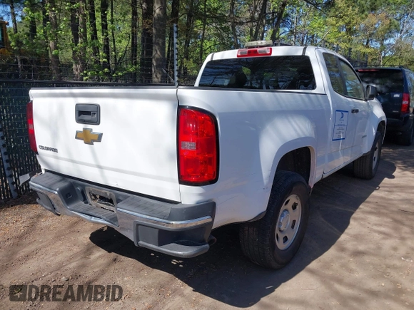 2019 Chevrolet Colorado 2WD Work Truck with VIN 1GCHSBEA1K1355430, listed as a IAAI auction lot 42052036 with 71,062 mi miles. Bid and sale history available at carsss.com. Image 4.