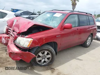 2003 Toyota Highlander z VIN JTEGF21A430108752, wystawiony jako IAAI lot #42068625 z przebiegiem 195 213 mil mil oraz . Historia ofert i sprzedaży dostępna na DreamBid. Obrazek 2.