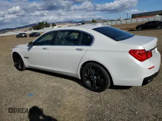 2011 BMW 7 Series 740Li with VIN WBAKB4C58BC573888, listed as a Copart auction lot 78736874 with 76,832 mi miles and Salvage Title. Bid and sale history available at DreamBid. Image 2.