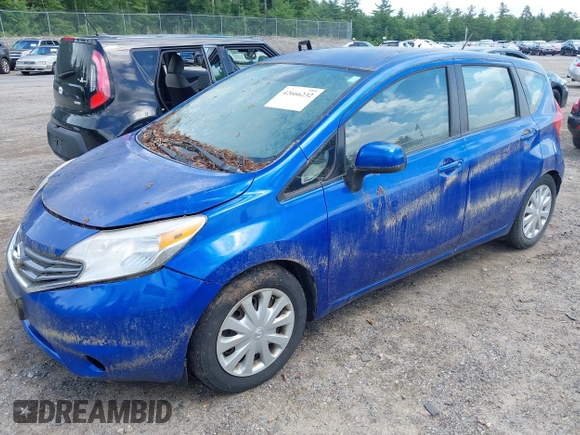 2014 Nissan Note S Plus with VIN 3N1CE2CP2EL415269, listed as a IAAI auction lot 42666232 with 93,478 mi miles and . Bid and sale history available at DreamBid. Image 2.