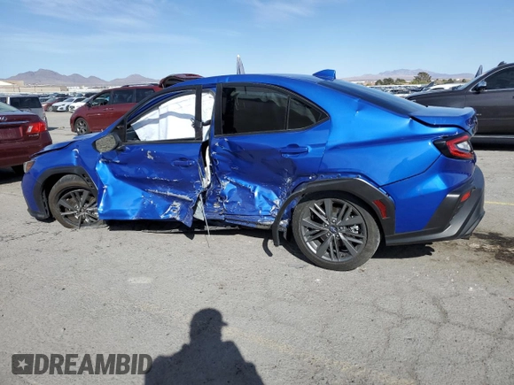2023 Subaru WRX with VIN JF1VBAB69P8816035, listed as a Copart auction lot 47893105 with 24,422 mi miles and Salvage title. Bid and sale history available at DreamBid. Image 2.