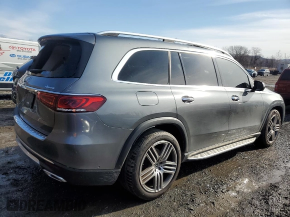 2021 Mercedes-Benz GLS 450 with VIN 4JGFF5KE7MA411180, listed as a Copart auction lot 50379895 with 70,272 mi miles and Salvage Title. Bid and sale history available at DreamBid. Image 3.