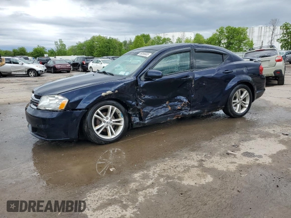 2012 Dodge Avenger SXT z VIN 1C3CDZCBXCN212144, wystawiony jako Copart lot #58366605 z przebiegiem 159 384 mil mil oraz Szkoda całkowita • Salvage title. Historia ofert i sprzedaży dostępna na DreamBid. Obrazek 1.
