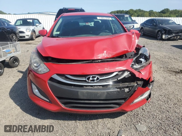 2013 Hyundai Elantra GT with VIN KMHD35LE4DU082855, listed as a Copart auction lot 71051354 with 127,040 mi miles and Salvage Title. Bid and sale history available at carsss.com. Image 5.