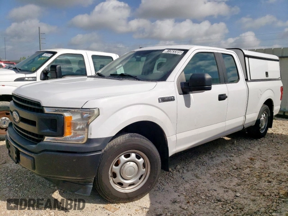 2018 Ford F-150 XL with VIN 1FTEX1CB2JKD38283, listed as a Copart auction lot 61363305 with 167,038 mi miles and Clean title. Bid and sale history available at DreamBid. Image 1.