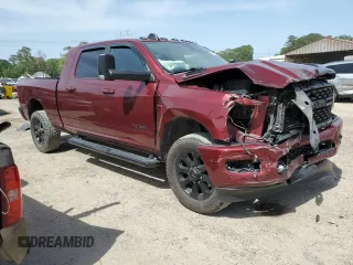 2022 Ram 2500 Big Horn with VIN 3C6UR5MLXNG309851, listed as a Copart auction lot 56697425 with 59,614 mi miles and Salvage title. Bid and sale history available at DreamBid. Image 4.