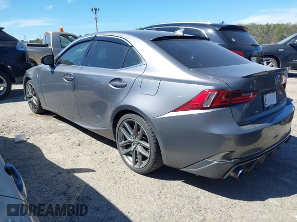 2014 Lexus IS 350 with VIN JTHCE1D25E5002108, listed as a IAAI auction lot 41835021 with 159,621 mi miles. Bid and sale history available at carsss.com. Image 14.