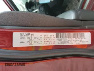 2018 Dodge Durango GT with VIN 1C4RDJDG6JC153961, listed as a Copart auction lot 54405545 with Not provided miles and Salvage title. Bid and sale history available at DreamBid. Image 13.