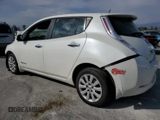 2017 Nissan LEAF S with VIN 1N4BZ0CP0HC302380, listed as a Copart auction lot 52856955 with 53,141 mi miles and Salvage title. Bid and sale history available at DreamBid. Image 2.