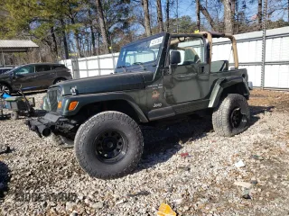 1998 Jeep Wrangler Sahara z VIN 1J4FY49S4WP788628, wystawiony jako Copart lot #42247835 z przebiegiem 149 272 mil mil oraz Szkoda całkowita • Salvage title. Historia ofert i sprzedaży dostępna na DreamBid. Obrazek 1.