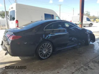2019 Mercedes-Benz CLS with VIN WDD2J5JB9KA027994, listed as a Copart auction lot 41577175 with 22,240 mi miles and Non Repairable. Bid and sale history available at carsss.com. Image 3.