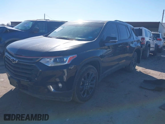2018 Chevrolet Traverse RS with VIN 1GNERJKX3JJ145158, listed as a IAAI auction lot 41481197 with 158,695 mi miles. Bid and sale history available at carsss.com. Image 17.