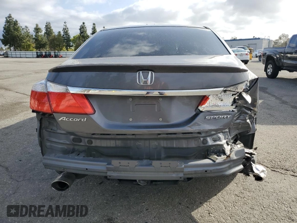 2013 Honda Accord Sport with VIN 1HGCR2F53DA192582, listed as a Copart auction lot 51737825 with 137,999 mi miles and Salvage Title. Bid and sale history available at DreamBid. Image 6.