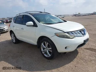 2009 Nissan Murano SL with VIN JN8AZ18W79W144751, listed as a IAAI auction lot 41511798 with 141,730 mi miles. Bid and sale history available at carsss.com. Image 1.